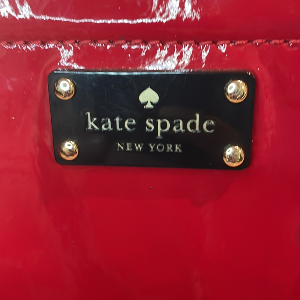 Kate Spade NY Red Patent Leather tote bag - Picture 2 of 15
